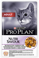Purina Pro Plan Nutri Savour Adult Pouch с индейкой в желе, 85 гр
